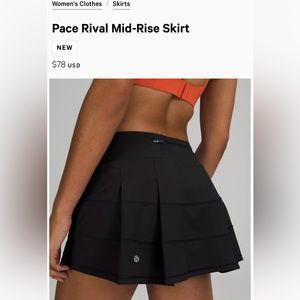 Pace Rival Mid Rise Skirt